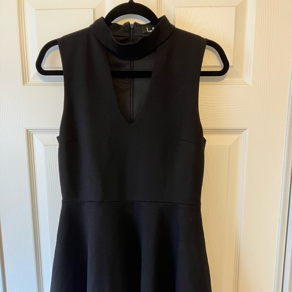 Juniors black dress size L by Lulus.